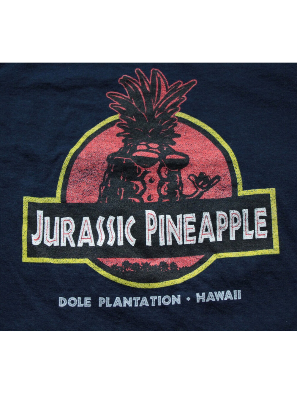 Vintage Dole Plantation Hawaii T-Shirt Youth L Jurassic Pineapple Shirt Kids